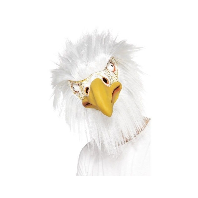 Careta de aguila mascara con pelo