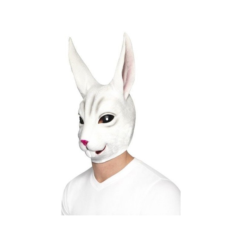 Careta conejo de suerte mascara latex rabbit