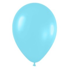 Globo satin azul carib e r 12 30cm 50uds sempertex 7703340237343 R12 438