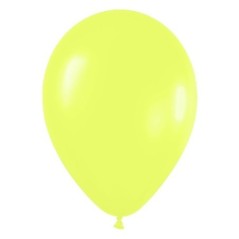Globo amarillo neon r 12 30cm 50uds sempertex 7703340235363 R12 220