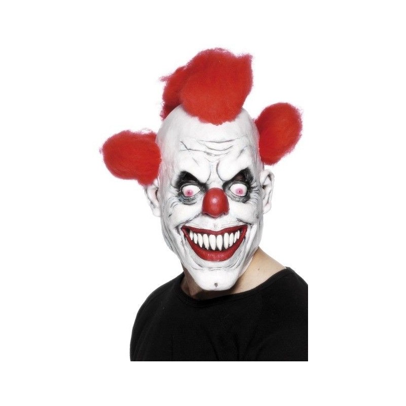 Careta payaso diabolico careta clown asesino 3/4 mascara
