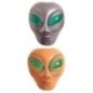 Mascara alien de pvc gris o beige