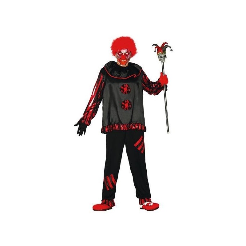 Disfraz payaso loco malvado asesino talla L