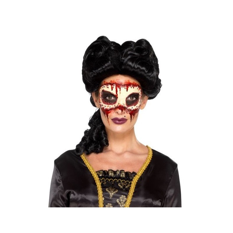 Mascara piel arrancada ojos