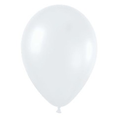 Globo blanco satin de 30 cm 12 unidades sempertex 7703340236117 R12 405 12