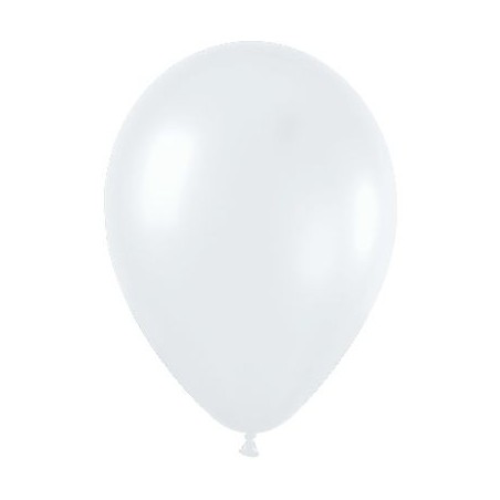 Globo blanco satin de 30 cm 12 unidades sempertex 7703340236117 R12 405 12