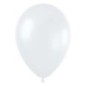 Globo blanco satin de 30 cm 12 unidades sempertex