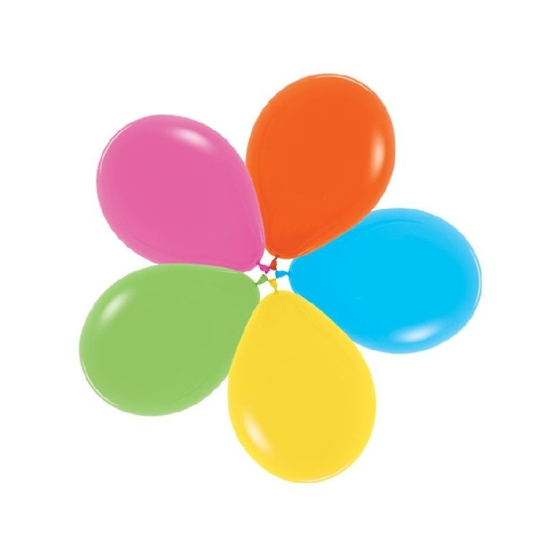 Globos sempertex colores surtidos tropicales 12 uds de 30 cm