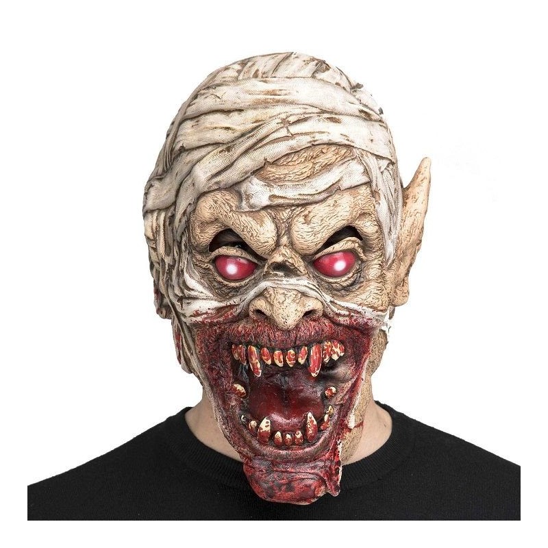 Máscara momia asesina con sangre