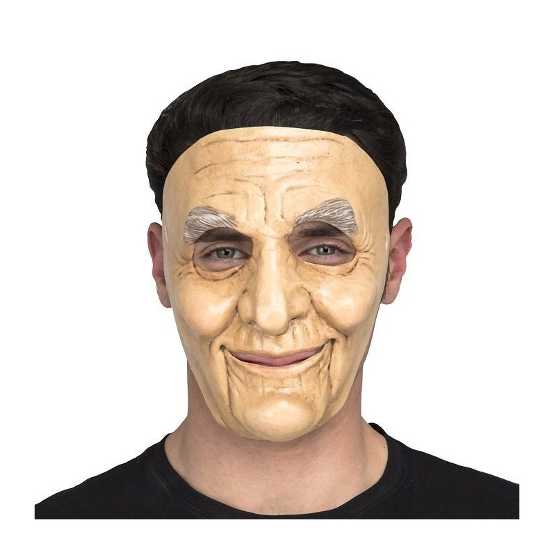 Mascara de abuelo hombre anciano