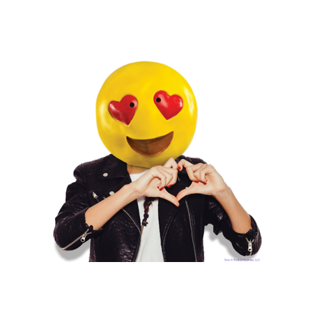 Mascara Emoji enamorado corazones ojos 718856158133 08996FR