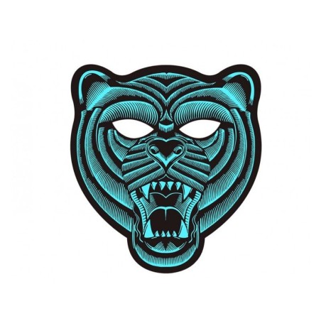 Mascara tigre luz led cambia con la musica 8422259594253 59425AT