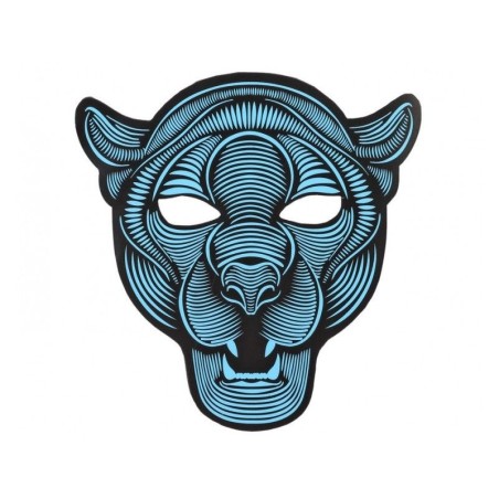 Mascara pantera luz led cambia con la musica 8422259594260 59426AT