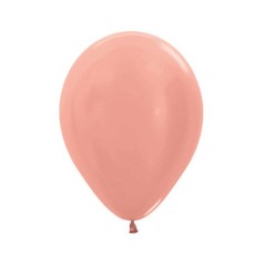 Globo rosa dorado sempertex 100 uds de 12