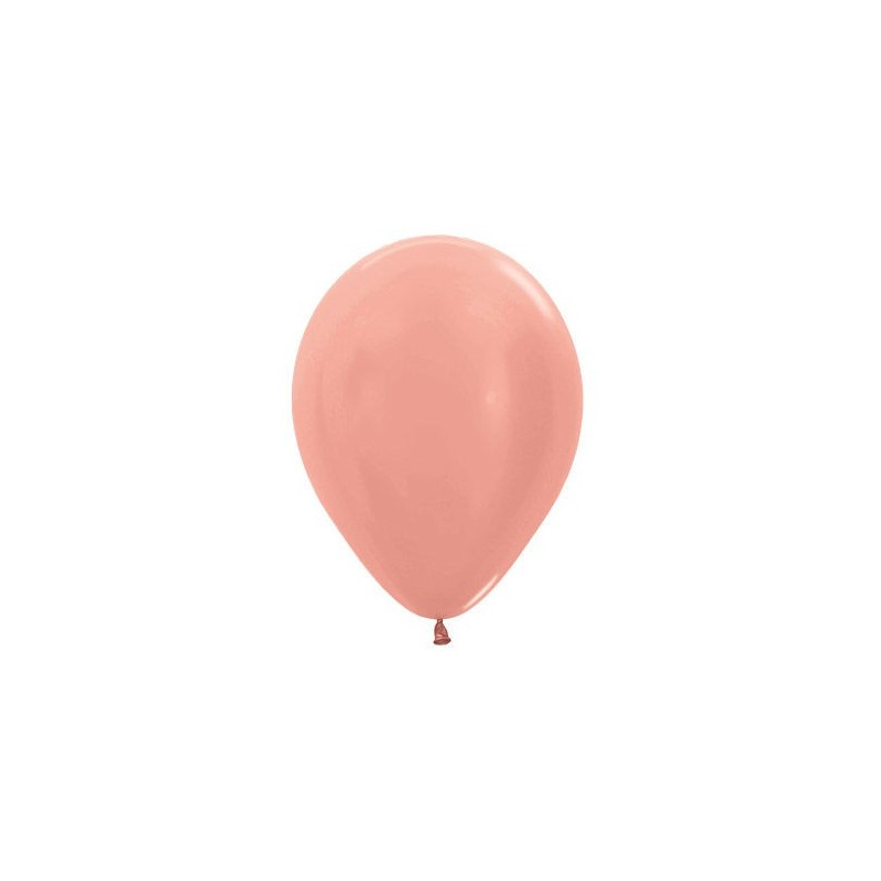 Globo rosa dorado sempertex 100 uds de 12,5 cm R5
