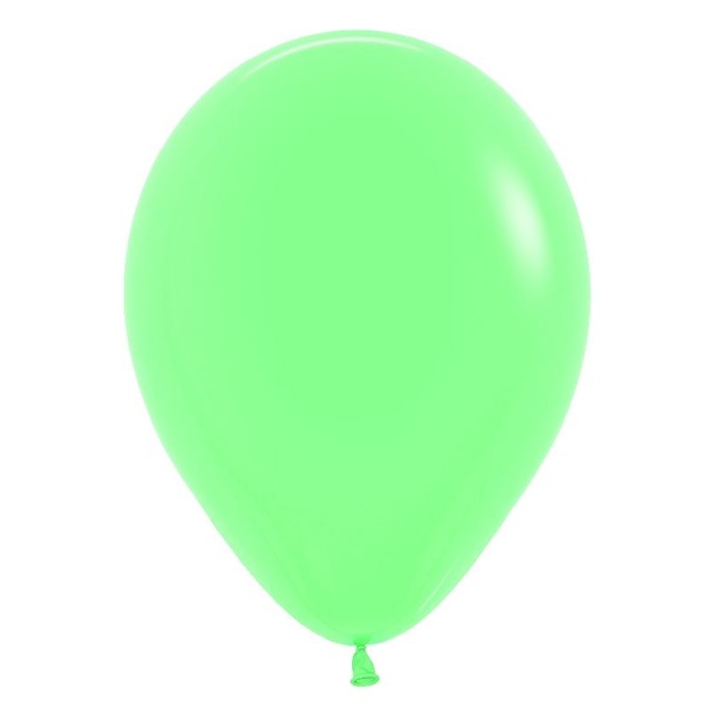 Globo verde Menta Sempertex 30 cm 12" 50 unidades