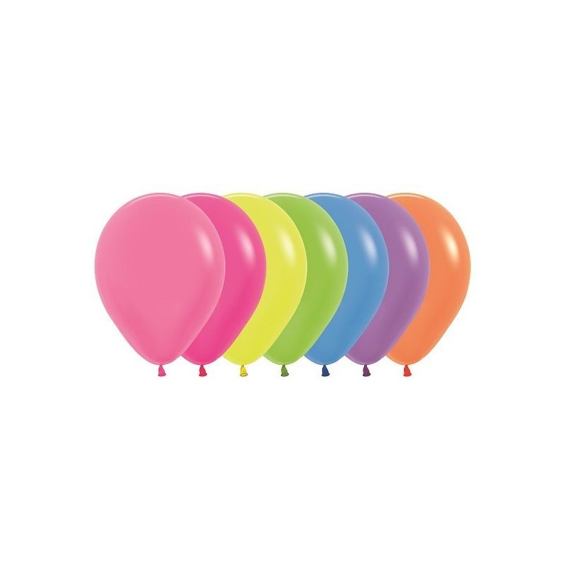 Globo latex Sempertex colores surtidos neon 30 cm 12 unidades