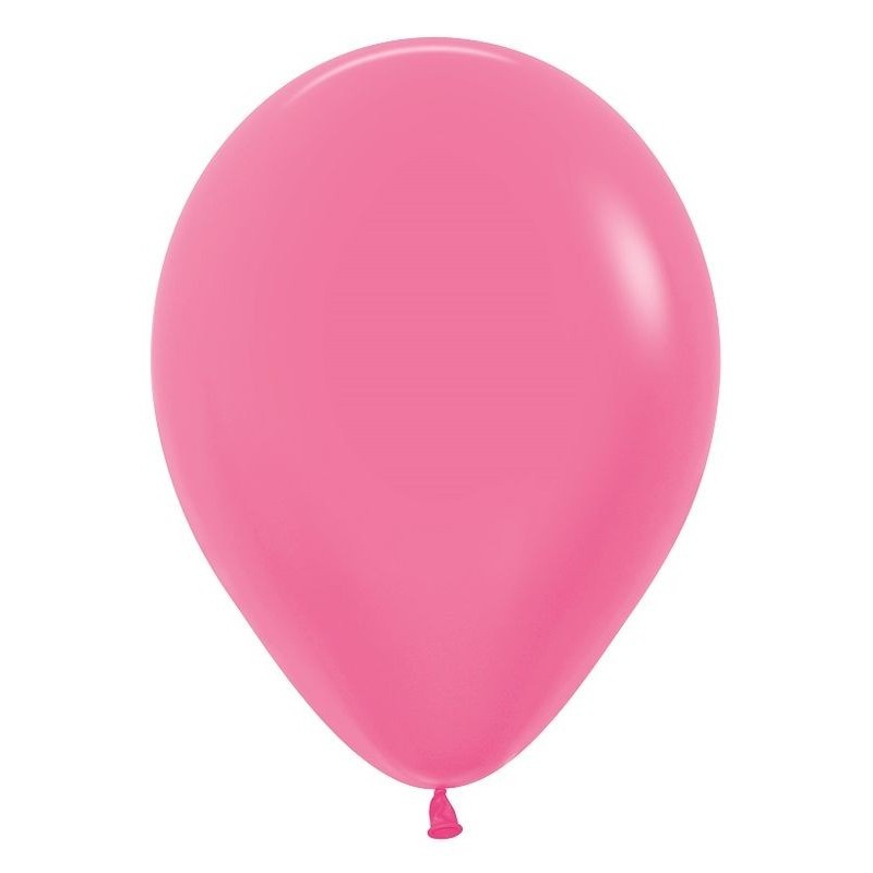 Globo latex Sempertex rosa neon 12" 30 cm 12 unidades