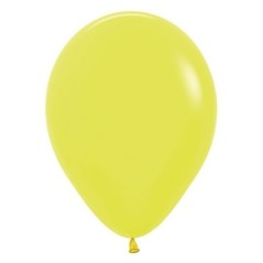 Globo latex Sempertex Amarillo neon 12" 30 cm 12 unidades 7703340122205 R12 220 12