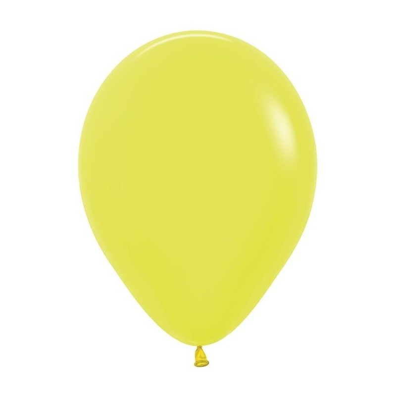 Globo latex Sempertex Amarillo neon 12" 30 cm 12 unidades