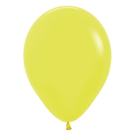 Globo latex Sempertex Amarillo neon 12" 30 cm 12 unidades 7703340122205 R12 220 12