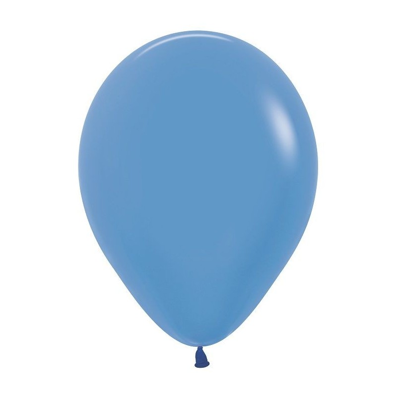 Globo latex Sempertex Azul neon 12" 30 cm 12 unidades