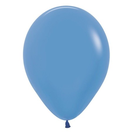 Globo latex Sempertex Azul neon 12" 30 cm 12 unidades 7703340122229 R12 240 12