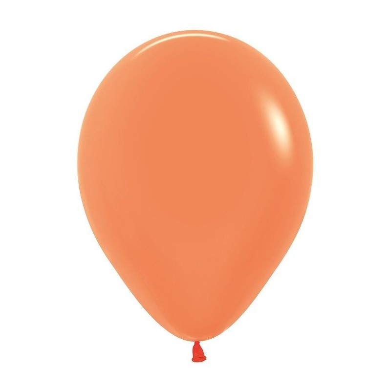 Globo latex Sempertex naranja neon 12" 30 cm 12 unidades