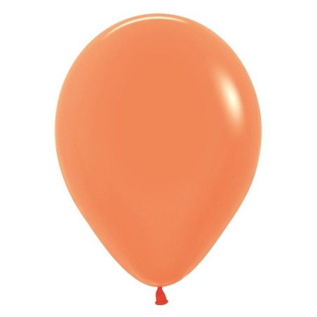 Globo latex Sempertex naranja neon 12" 30 cm 12 unidades 7703340122243 R12 261 12