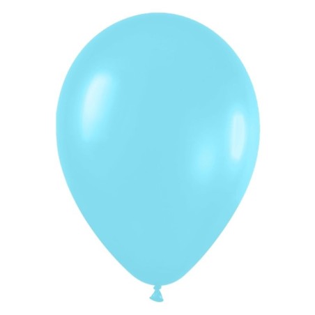 Globo Sempertex R12 30 cm Satin azul 12 uds 7703340237329 R12 438 12