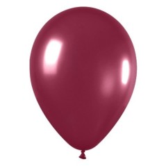 Globo Sempertex R12 30 cm Metal vinotinto 50 uds 7703340239163 R12 518