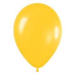 Globo Sempertex R12 30 cm Metal Amarillo 12 uds 7703340238531 R12 520 12
