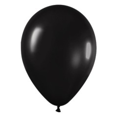 Globo Sempertex R12 30 cm negro metal 12 uds 7703340239033 R12 580 12