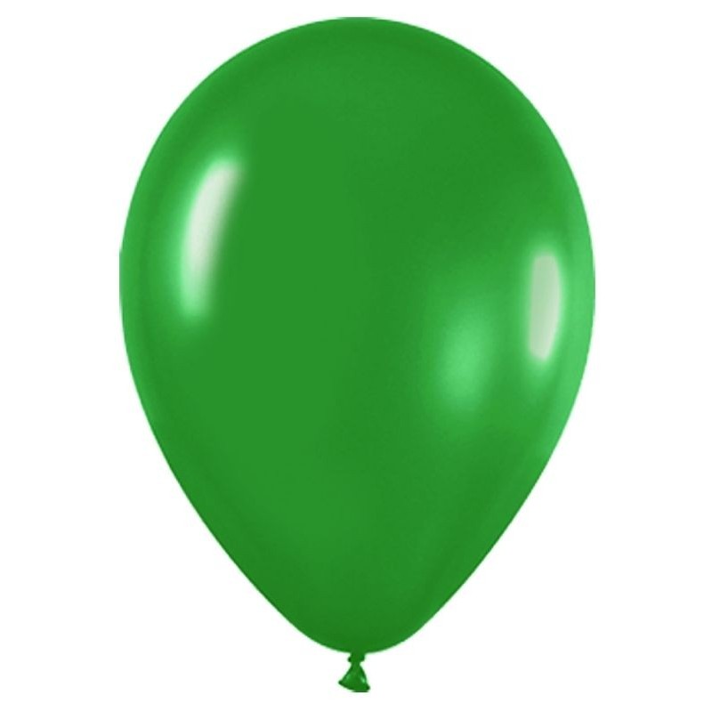 Globo Verde Selva R5 12.5cm 100 uds sempertex