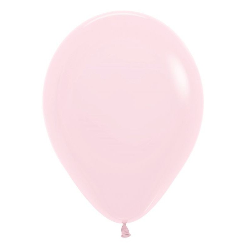 Globo Rosa Pastel R5 12,5 cm 100 uds Sempertex