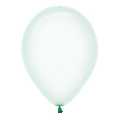 Globos cristal pastel verde 50 uds 30 cm 7703340164021 R12 331