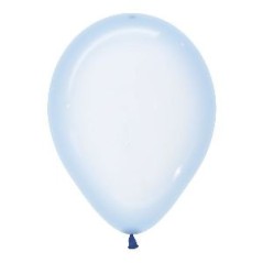 Globos cristal pastel azul 50 uds 30 cm 7703340163901 R12 339