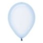 Globos cristal pastel azul 50 uds 30 cm