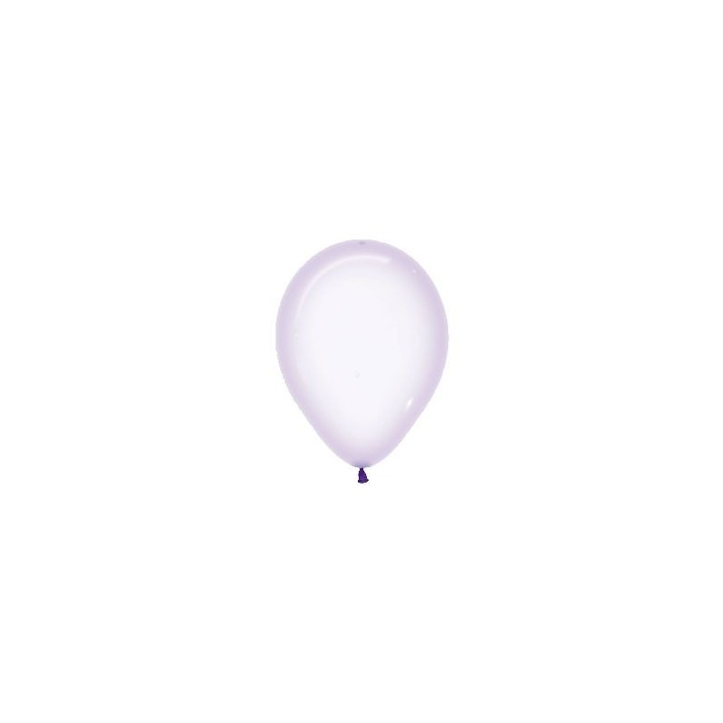 Globos cristal pastel lila 50 uds 30 cm sempertex