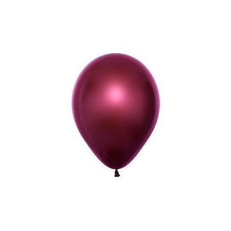 Globos Duo vinotinto cristal + solido 25 uds 30 cm 7703340158877 R12 DUO18