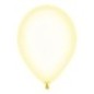 Globos cristal pastel amrillo 100 uds 12,5 cm