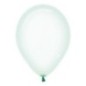 Globos cristal pastel verde 100 uds 12,5 cm