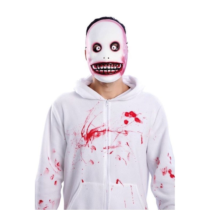 Máscara blanca asesino sonrisa
