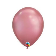 Globo Chrome Qualatex mauve 100 uds 7" 71444851572 85157