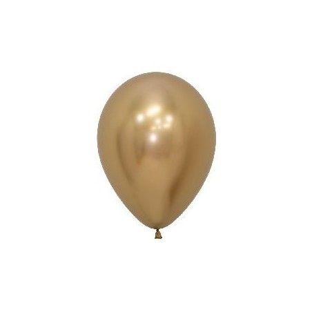 Globo Reflex Sempertex oro 12 uds de 30 cm R12 7703340169620 R12 970 12