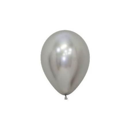 Globos Plata reflex chrome 12 uds 30 cm Sempertex 7703340169682 R12 981 12