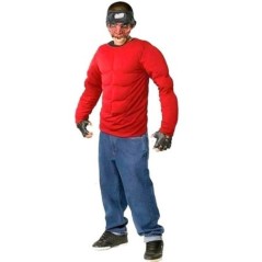 Pecho musculoso rojo diablo para niño tallas 8422971530362 503036