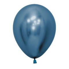 Globo reflex azul R12 30 cm crome 7703340169583 R12 940