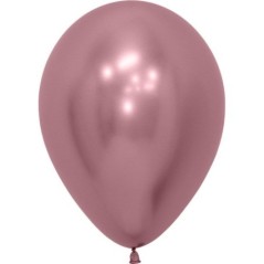 Globos rosados reflex chrome 12 uds 30 cm Sempertex 7703340169590 R12 909 12