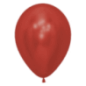 Globos cristal rojo reflex chrome 50 uds 30 cm Sempertex